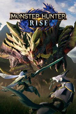 Box artwork for Monster Hunter Rise.