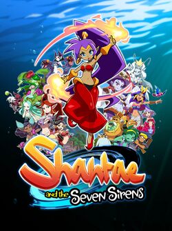 Box artwork for Shantae and the Seven Sirens.