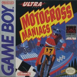 Box artwork for Motocross Maniacs.