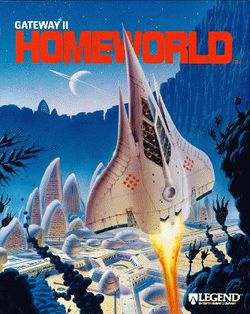 Box artwork for Gateway II: Homeworld.