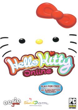 Box artwork for Hello Kitty Online.