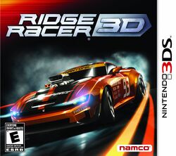 Box artwork for Ridge Racer 3D.