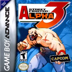 Box artwork for Street Fighter Alpha 3.