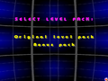 Level pack selection