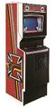 Upright arcade cabinet.