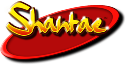The logo for Shantae.