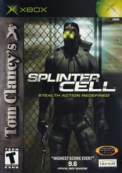 Box artwork for Tom Clancy's Splinter Cell.