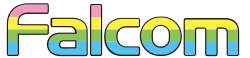 Nihon Falcom Corporation's company logo.