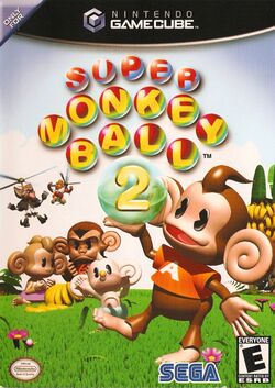 Box artwork for Super Monkey Ball 2.