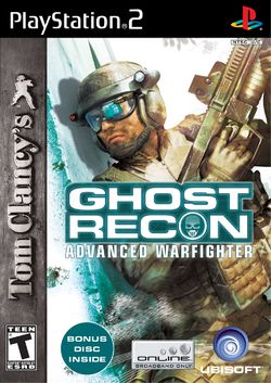 Box artwork for Tom Clancy's Ghost Recon Advanced Warfighter.
