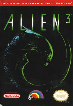 Box artwork for Alien³.