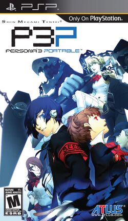 Box artwork for Shin Megami Tensei: Persona 3 Portable.