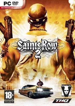 Box artwork for Saints Row 2.