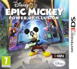 Box artwork for Epic Mickey: Power of Illusion.