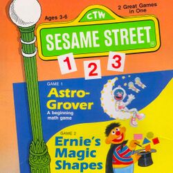 Box artwork for Sesame Street: 123.