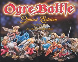 Box artwork for Ogre Battle: March of the Black Queen.