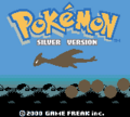 Pokémon Silver's opening screen.