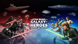 Box artwork for Star Wars: Galaxy of Heroes.