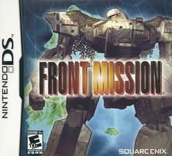 Box artwork for Front Mission.