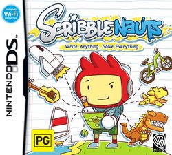 Box artwork for Scribblenauts.