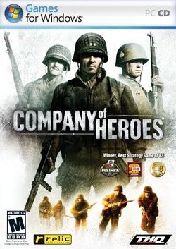 Box artwork for Company of Heroes.