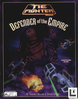 Box artwork for Star Wars: TIE Fighter - Defender of the Empire.