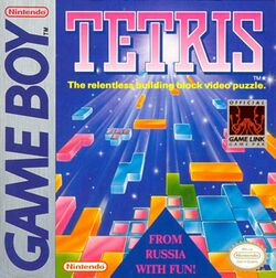 Box artwork for Tetris (Game Boy).