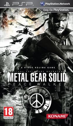 Box artwork for Metal Gear Solid: Peace Walker.