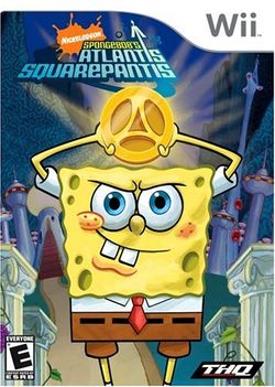 Box artwork for SpongeBob's Atlantis SquarePantis.