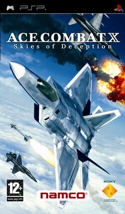 Box artwork for Ace Combat X: Skies of Deception.