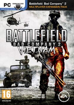 Box artwork for Battlefield: Bad Company 2: Vietnam.