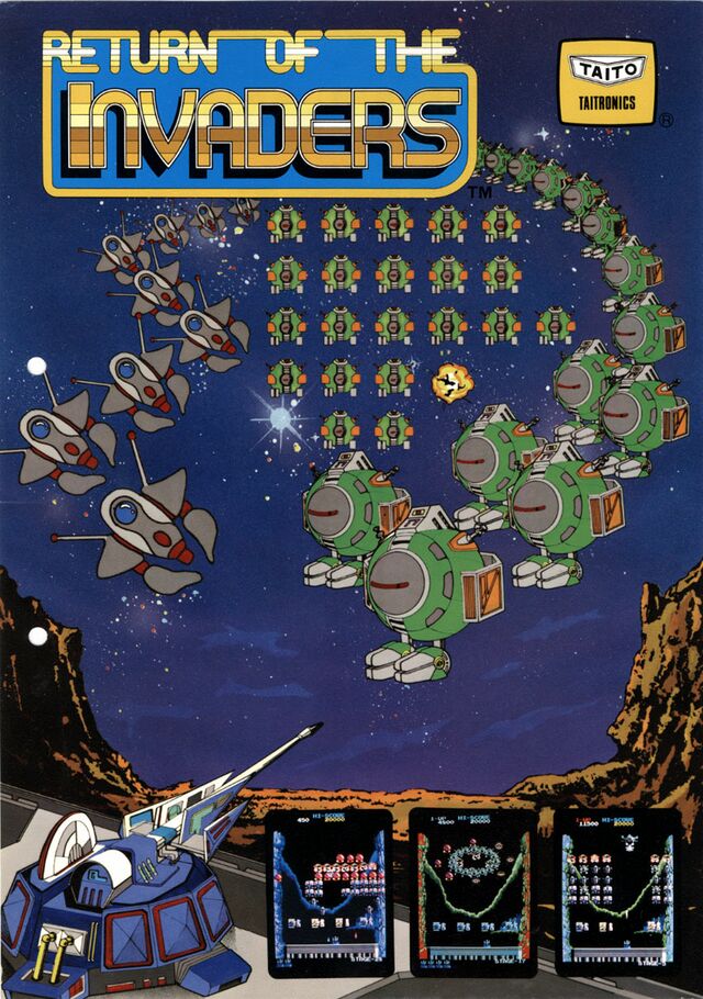 RETURN OF THE INVADERSアーケードゲームパンフレット チラシ 640px-