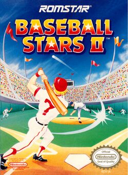 Box artwork for Baseball Stars II.