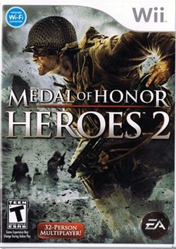 Box artwork for Medal of Honor: Heroes 2.