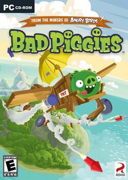 Box artwork for Bad Piggies.