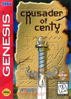 Box artwork for Crusader of Centy.