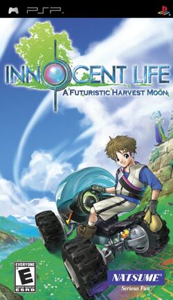 Box artwork for Innocent Life: A Futuristic Harvest Moon.