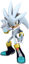 Silver, a hedgehog from the future.
