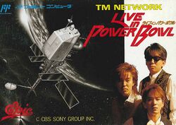 Box artwork for TM Network: Live in Power Bowl.