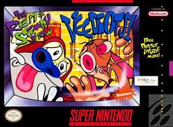 Box artwork for The Ren & Stimpy Show: Veediots.