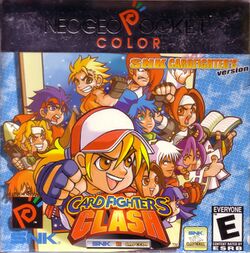 Box artwork for SNK vs. Capcom: Card Fighters Clash.