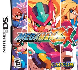 Box artwork for Mega Man ZX.