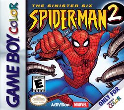 Box artwork for Spider-Man 2: The Sinister Six.