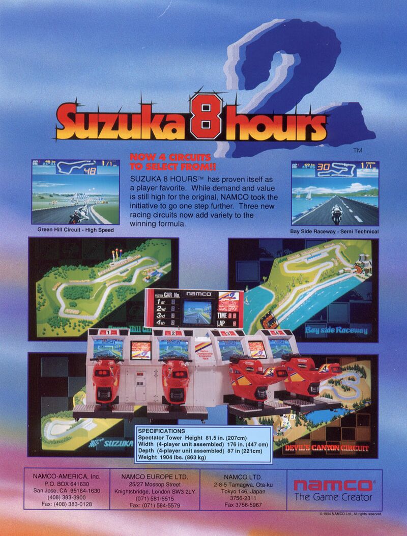 Suzuka 8 Hours 2 — StrategyWiki | Strategy guide and game 