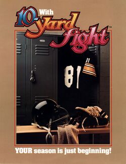 Box artwork for 10-Yard Fight.