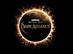 The logo for Baldur's Gate: Dark Alliance.