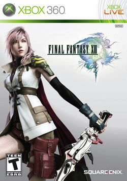 Box artwork for Final Fantasy XIII.