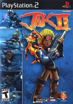 Box artwork for Jak II.