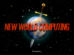 New World Computing's company logo.