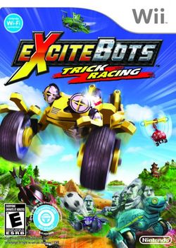 Box artwork for Excitebots: Trick Racing.